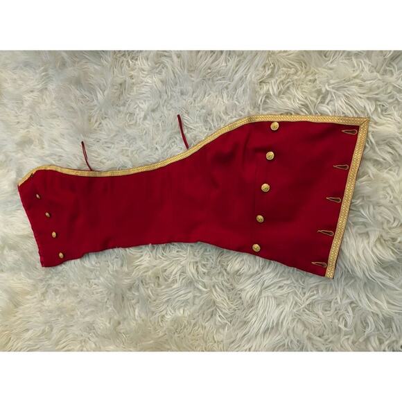 Ralph Lauren Purple Label Vintage Bustier Strapless Corset Top Runway 1990 Gold - Picture 8 of 16